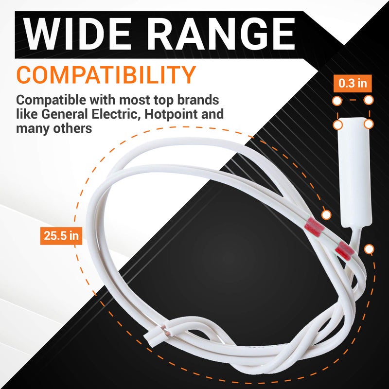 BlueStars Upgraded WR55X10025 Refrigerator Temperature Sensor Replacement - Compatible with G.E & Hotpoint Refrigerators - Replaces 914093 AP3185407 PS304103 WR50X10027 - Image 2